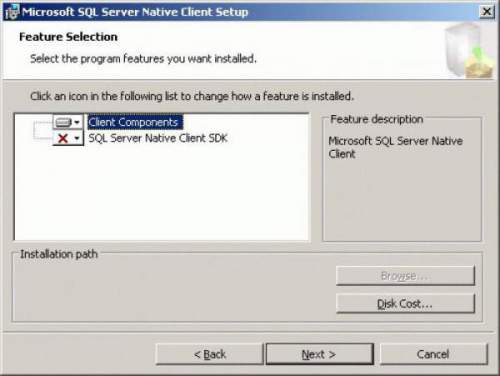 sql native client 10 provider download