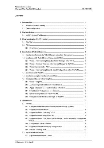 File:OpenStage WL3, WLAN Handset, Administrator Documentation, Issue 1.pdf