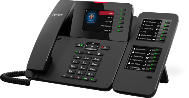 File:OpenScape Desk Phone CP410 perspective view high with KM710.png