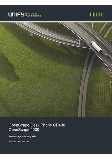 File:OpenScape Desk Phone CP400 Bedienungsanleitung HFA, OpenScape 4000.pdf