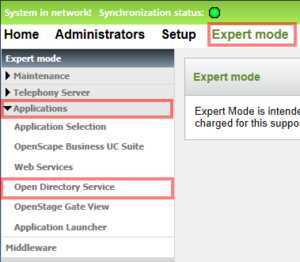 OSO Administration portal