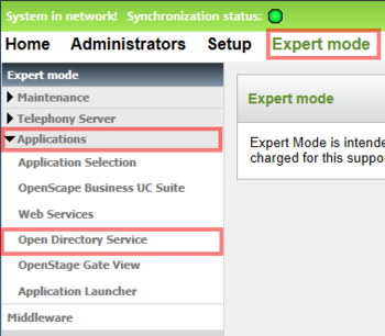 OSO Administration portal